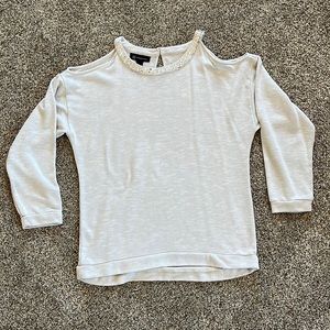 Womens cold shoulder top INC